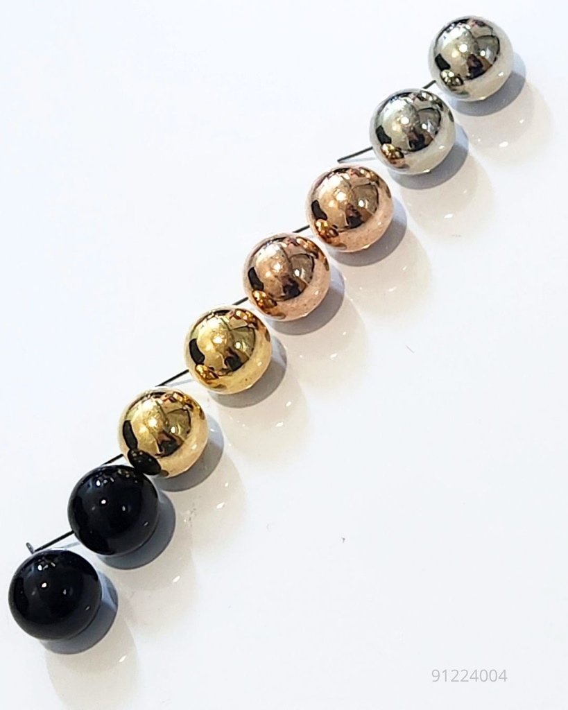 ZARCILLOS PERLAS SET DE 4 (1.6CM)