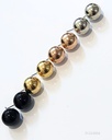 ZARCILLOS PERLAS SET DE 4 (1.6CM)