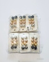 ZARCILLOS PERLAS SET DE 4 (1.6CM)