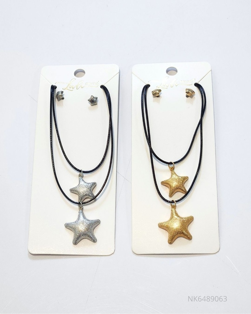 COLLARES ESTRELLA SET DE 2