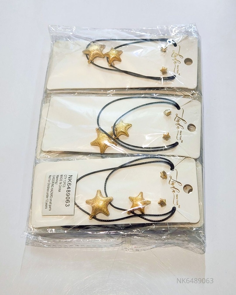 COLLARES ESTRELLA SET DE 2