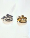 ANILLOS ACERO SET DE 2