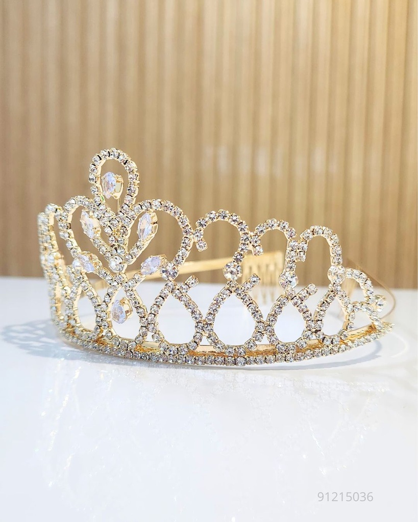 TIARAS CORONAS DORADAS (HHL-6694G)