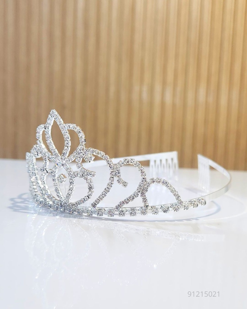 TIARAS CORONAS PLATEADA (HHL-6703S)