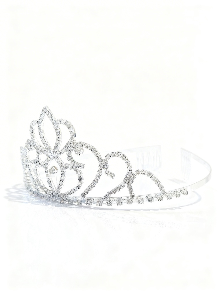 TIARAS CORONAS PLATEADA (HHL-6703S)