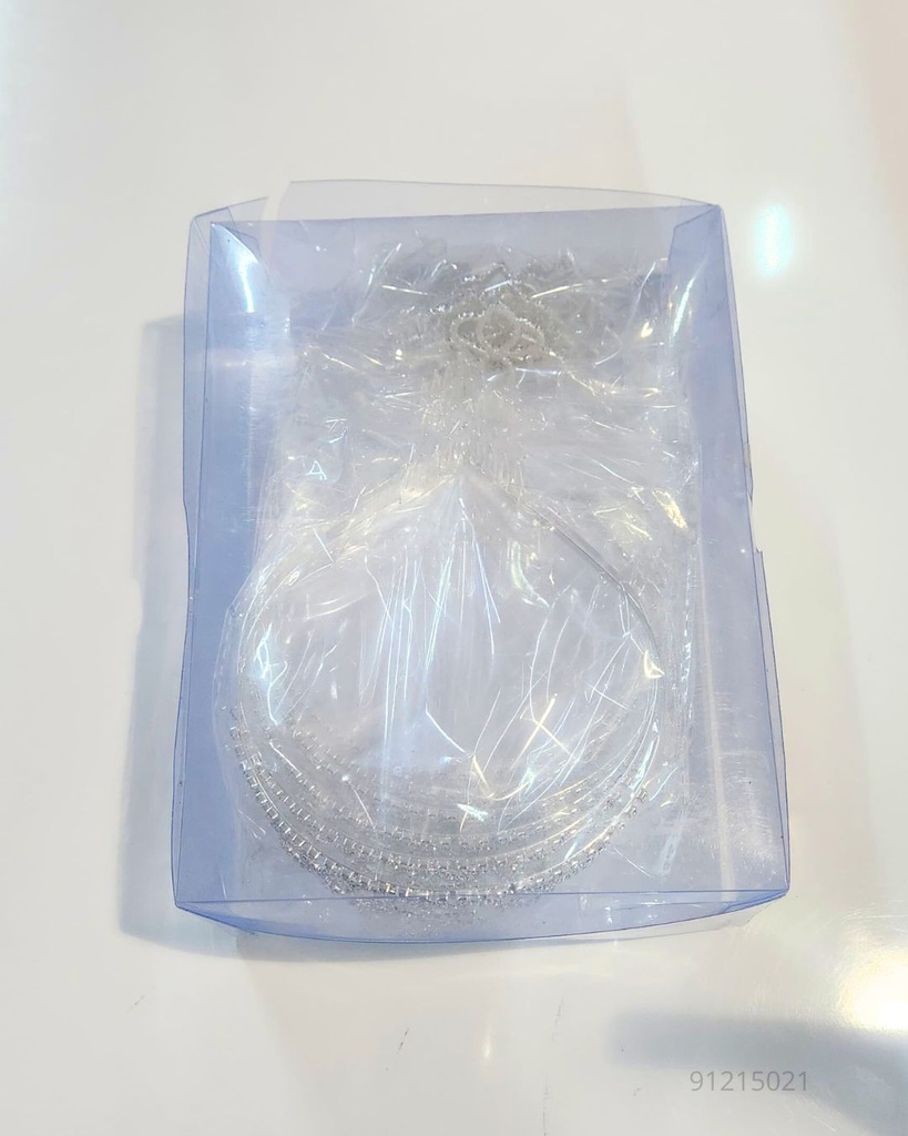 TIARAS CORONAS PLATEADA (HHL-6703S)