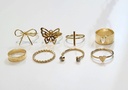 ANILLOS LAZOS SET DE 8
