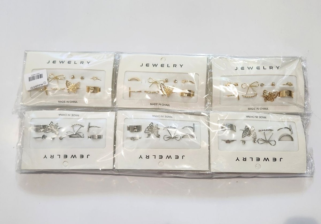 ANILLOS LAZOS SET DE 8