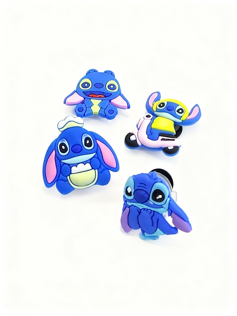 BOTONES PIN CROSS CON LUCES STITCH