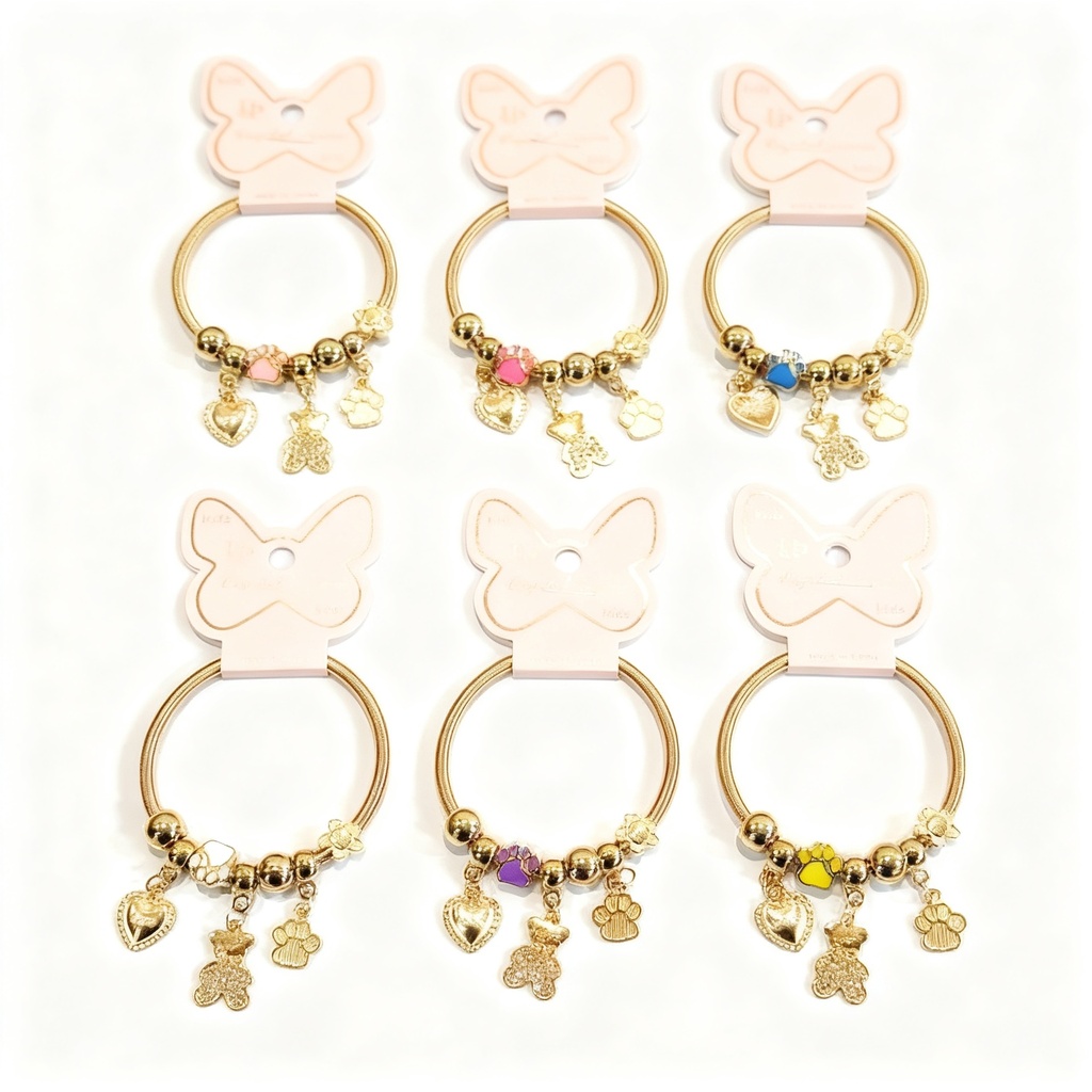 PULSERAS PANDORAS PARA NIÑAS OSO