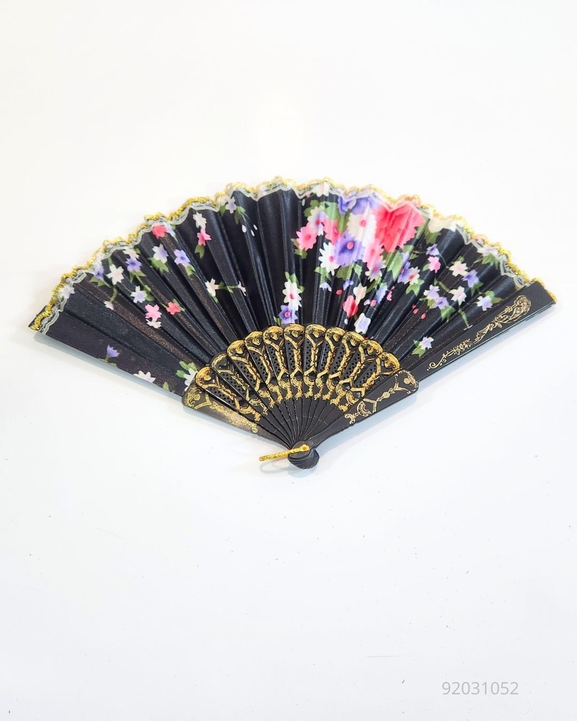 ABANICOS ENCAJE FLORES