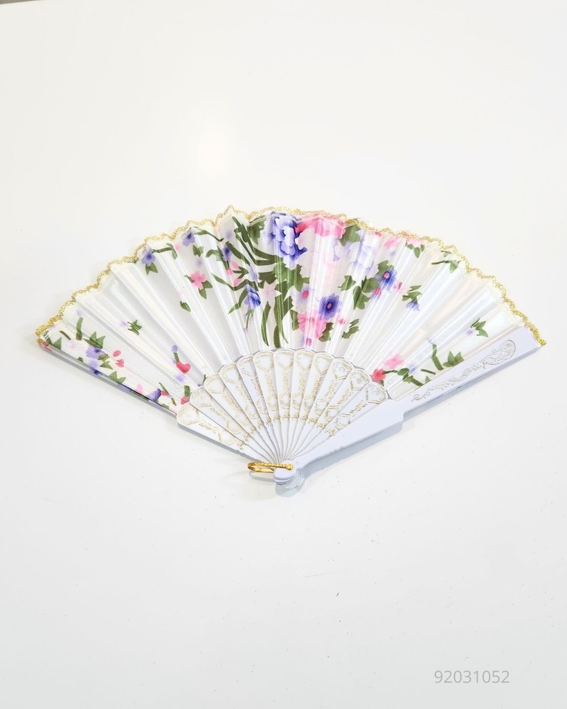 ABANICOS ENCAJE FLORES