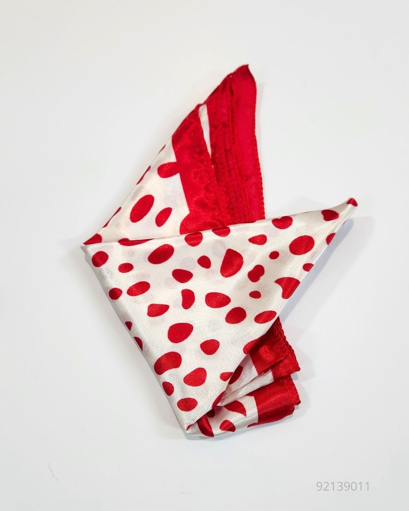 PAÑOLETA SEDA ESTAMPADA PUNTOS