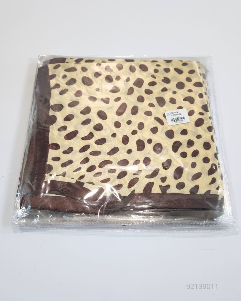 PAÑOLETA SEDA ESTAMPADA PUNTOS