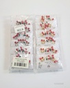 ZARCILLOS TOPITOS CEREZA SET DE 3