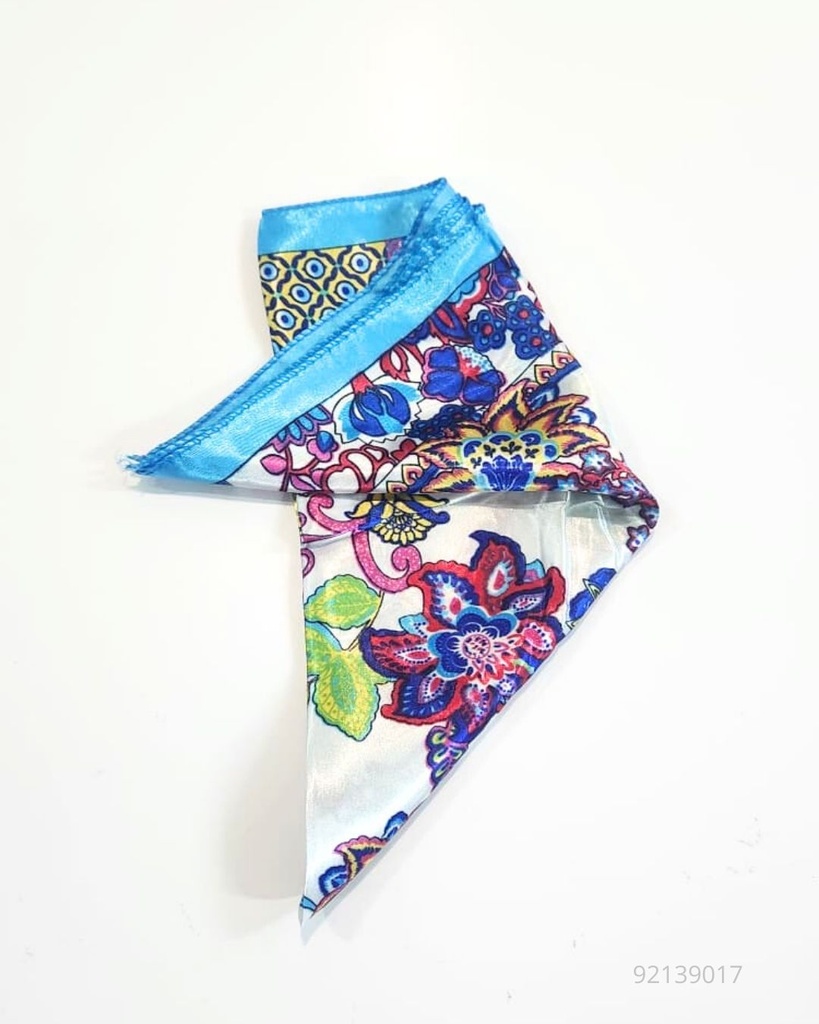 PAÑOLETAS DE SEDA FLORES