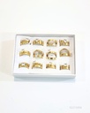 ANILLOS PIEDRA PAREJA (ACERO INOXIDABLE)
