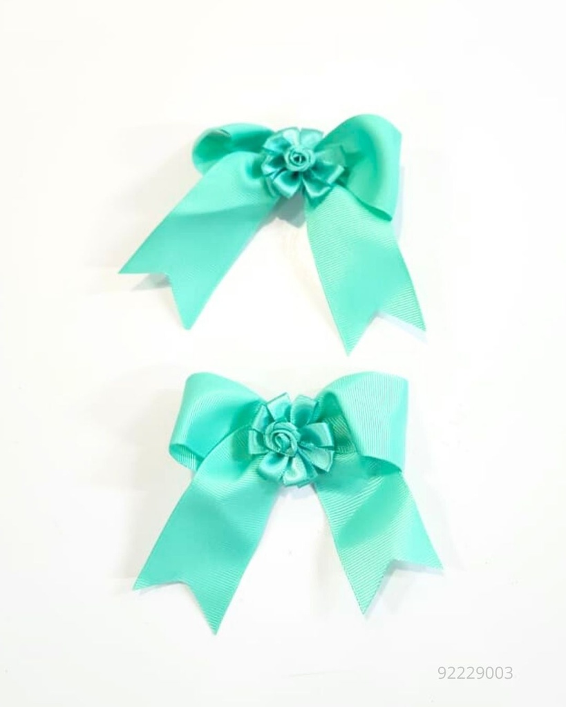 GANCHOS LAZOS CUPCAKE FLOR POR PAR (10CM)