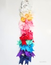 GANCHOS LAZOS CUPCAKE FLOR POR PAR (10CM)