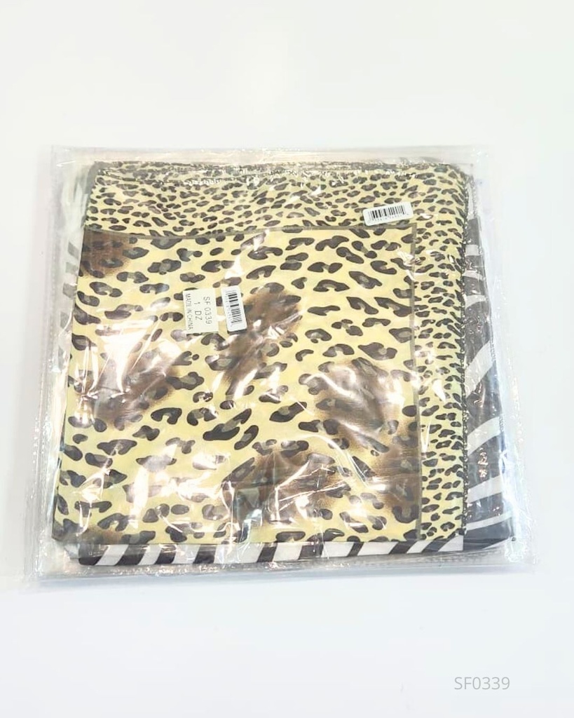 PAÑOLETAS DE SEDA ANIMAL PRINT