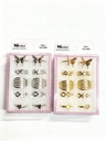 SET DE ANILLOS MARIPOSAS X10