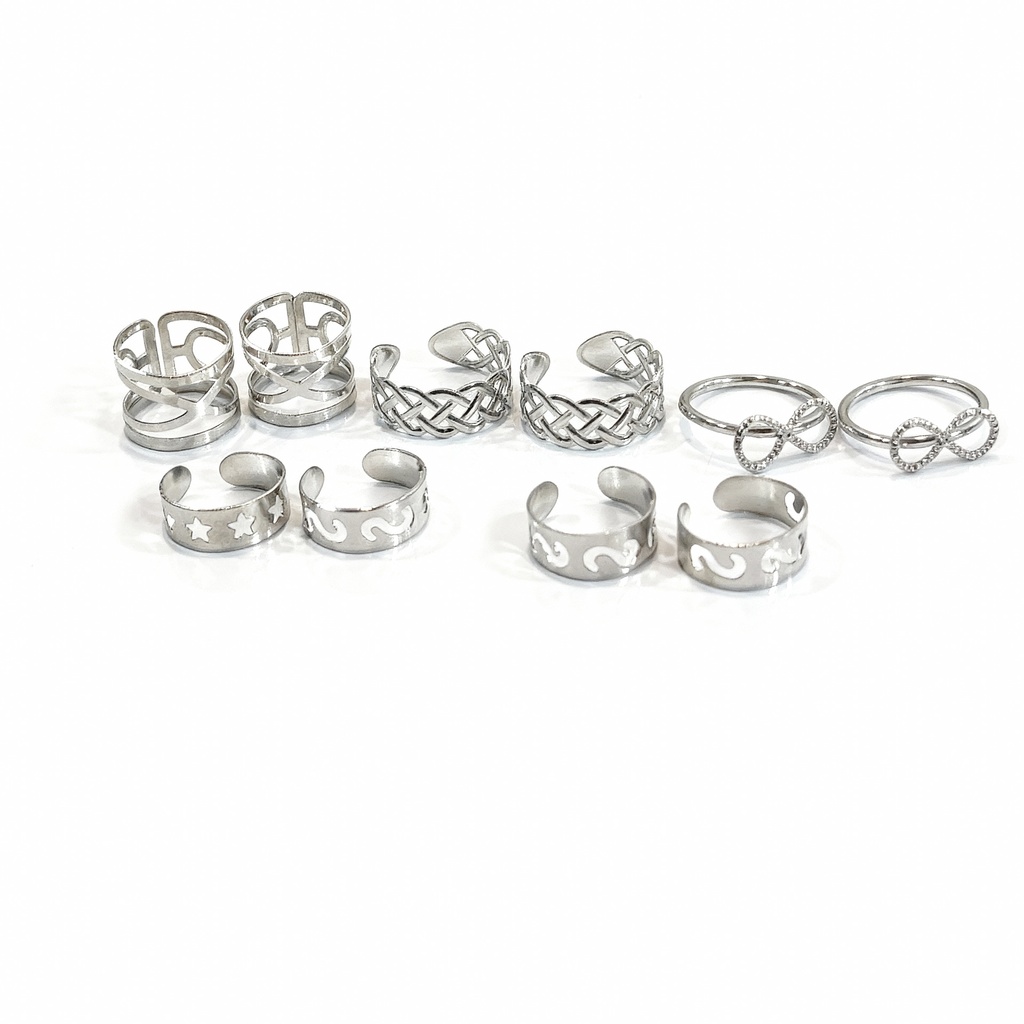 SET DE ANILLOS X10 