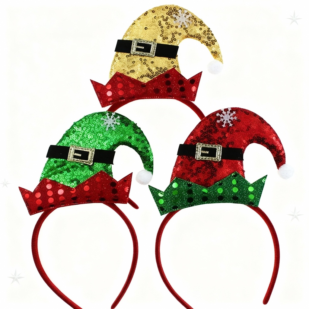 CINTILLOS NAVIDAD GORRO DUENDE
