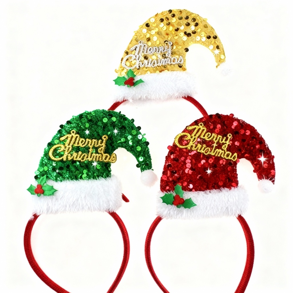 CINTILLOS NAVIDAD GORRO SANTA