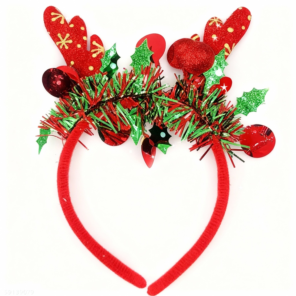 [59139080] CINTILLOS MUÑECOS NAVIDEÑOS PAPELILLO