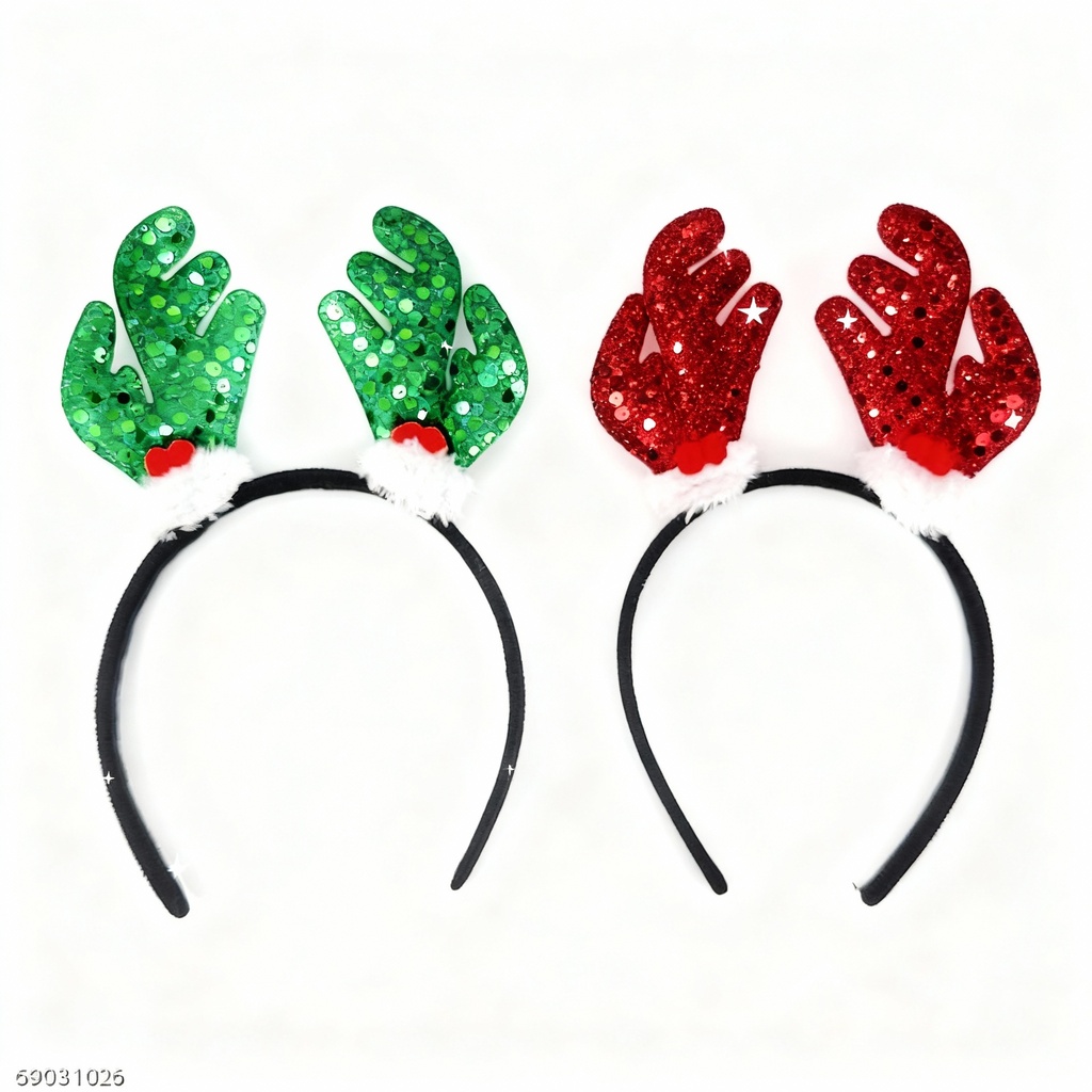 [59139081] CINTILLOS NAVIDAD RENO LENTEJUELAS