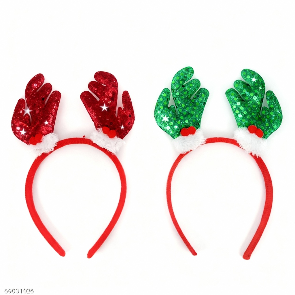 [59139081] CINTILLOS NAVIDAD RENO LENTEJUELAS