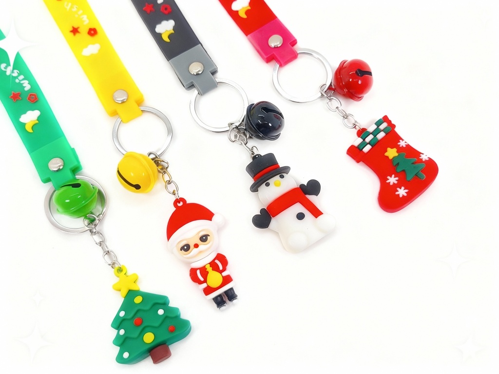 LLAVERO SILICON NAVIDAD