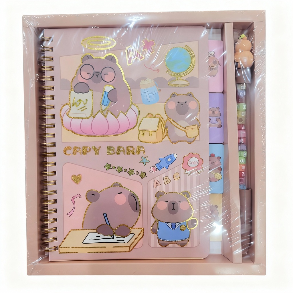 LIBRETAS CAPYCARA CON BOLIGRAFO 