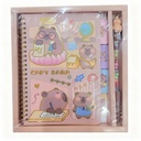 LIBRETAS CAPYCARA CON BOLIGRAFO 