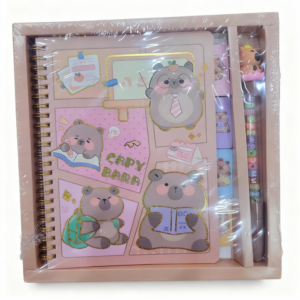 LIBRETAS CAPYCARA CON BOLIGRAFO 