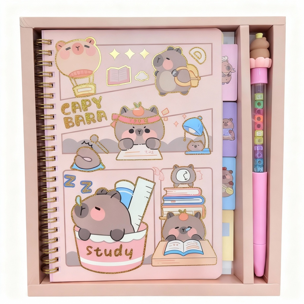 LIBRETAS CAPYCARA CON BOLIGRAFO 