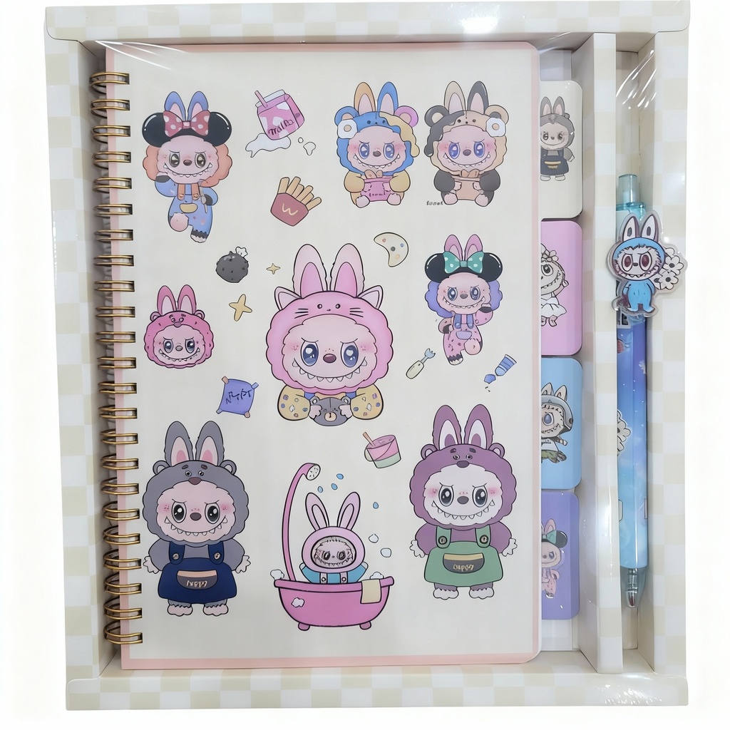 LIBRETAS LABUBU CON BOLIGRAFO