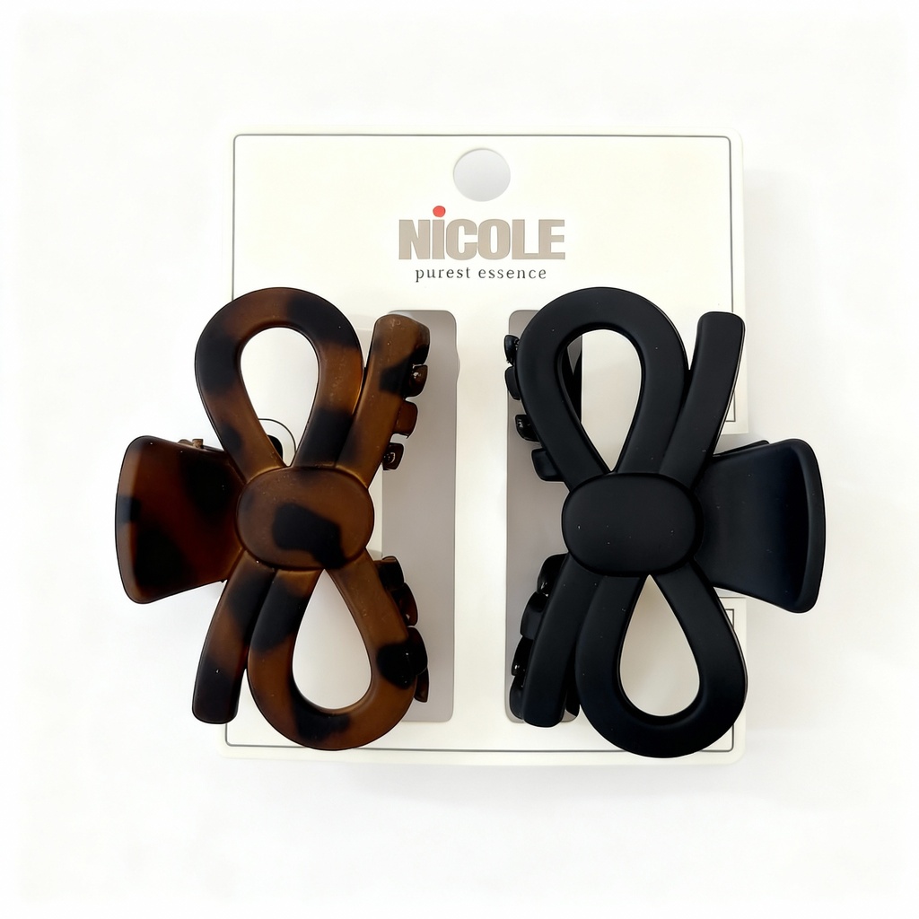 GANCHETA ANIMAL PRINT X2