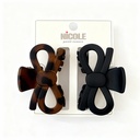 GANCHETA ANIMAL PRINT X2