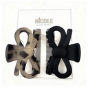 GANCHETA ANIMAL PRINT X2