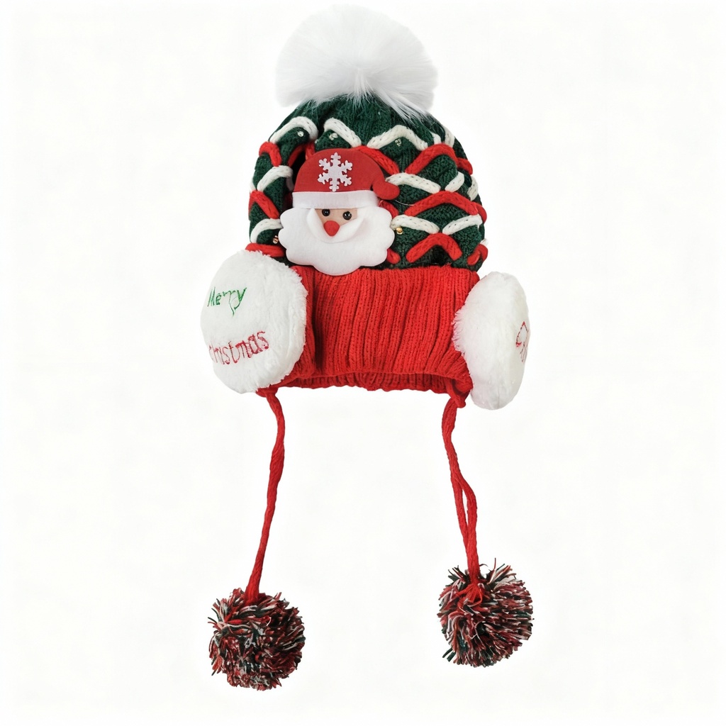 GORROS NAVIDAD POMPOM