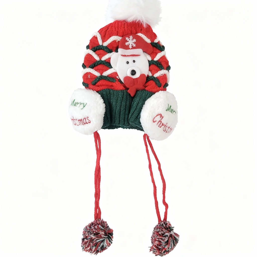 GORROS NAVIDAD POMPOM