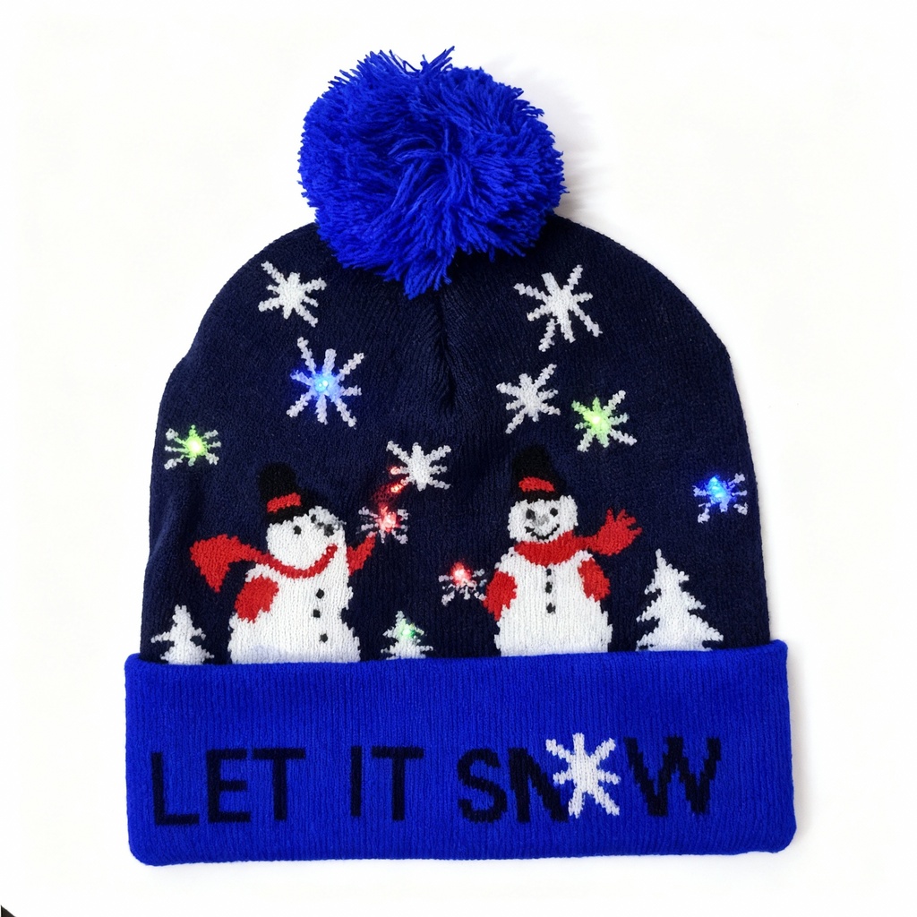 GORROS PASAMONTAÑAS NAVIDAD LUZ