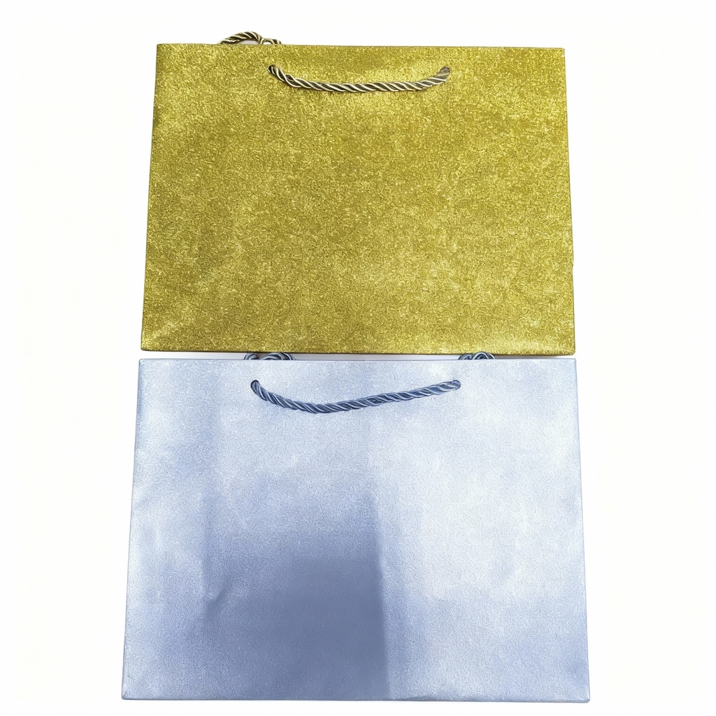 BOLSA DE REGALO ESCARCHADA MEDIANA