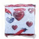 BOLSA DE REGALO PQ CORAZONES ESTAMPADOS