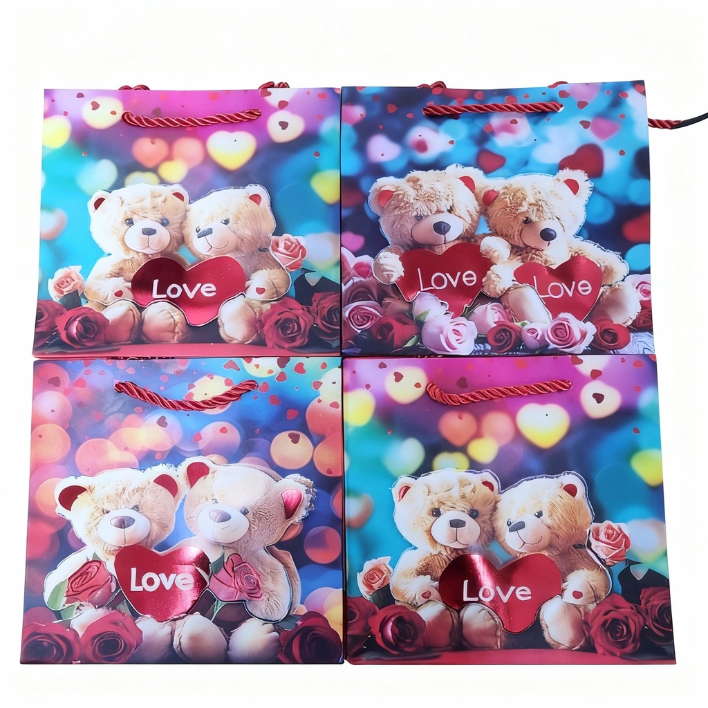 BOLSA DE REGALO PQ OSO LOVE