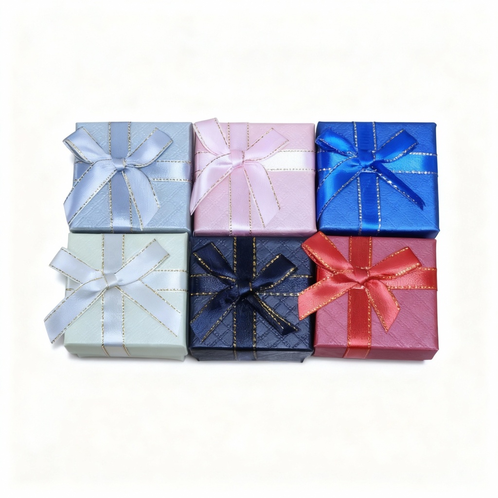 CAJA DE REGALO CUADRADA PQ SATINADA