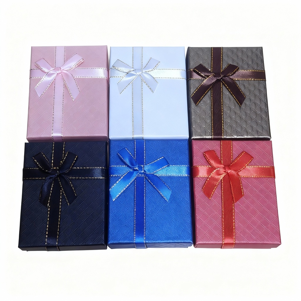 CAJA DE REGALO CUADRADA SATINADA