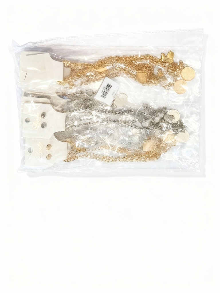 COLLARES CADENA DOBLE CEREZA