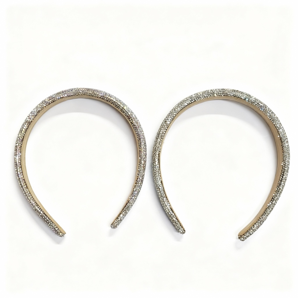 CINTILLO BRILLANTE PLATEADO